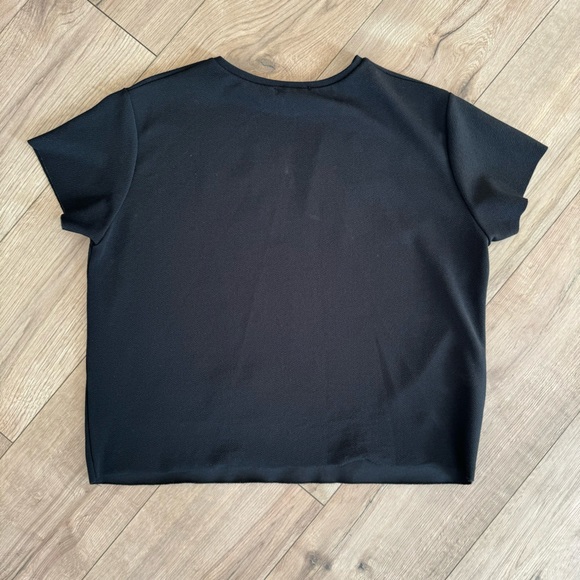 3 FOR $18 SALE Zara Floral Crop Blouse Medium - Picture 3 of 3